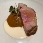 セルサルサーレ - 滋賀県産げんさん豚の肩ロースの炭火焼き パイナップル