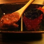 産直屋 たか - 【2013年8月】海老味噌といくら