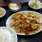 中華料理 厚工坊 - 回鍋肉（690円）