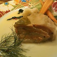 シャンパン食堂 - サーモンとキャベツのファルシ