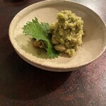 寺方蕎麦 長浦 - 鳥のわさび和え