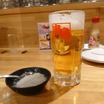串鳥 - 生ビールと大根おろし