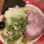 百麺 - 細麺カタめキャベツトッピング