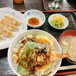 中郷温泉 通りゃんせ - 天丼、餃子