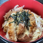 蕎麦切り 明日葉 - ミニカツ丼 600円