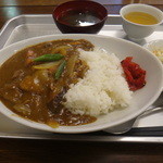 桃岩荘ユースホステル - タコカレー