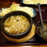 ひろき庵 - 石焼豚つけ汁背脂うどん