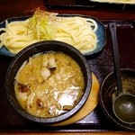 ひろき庵 - 石焼豚つけ汁背脂うどん