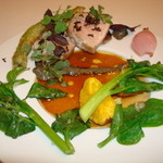 ラ・リューン - 酵素ポークのポワレ　枝豆とフレッシュハーブ