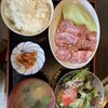 Wagyuu Yakiniku Shingetsu - カルビ定食　1250円