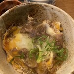 肉うどんの丸十 - 他人丼（牛肉の卵とじ）