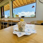 うまのすけカフェ - 料理写真:モンブランカップソフト