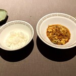 茶禅華 - 麻婆豆腐 ご飯