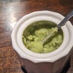 麺匠　伊助 - 卓上のわさび