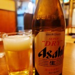 そば処　吾平 - 瓶ビール（600円）