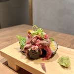 Taishuusakaba Hitomebore - うにく盛り寿司