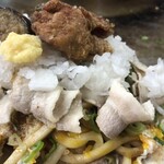 Okonomiyaki Hirano - 豚しゃぶ、から揚げ、鬼おろし
