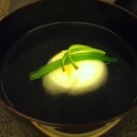 日本料理 晴山 - 帆立のしんじょう