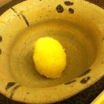 日本料理 晴山 - お決まりのスペシャリテ、ジャガ芋のハリハリ