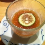 器楽亭 - 【2013年8月再訪】2回目の訪問：すだちの茶碗蒸し