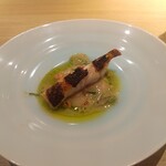 RISTORANTE IL NODO - クエ、玉ねぎとピーマンのソース