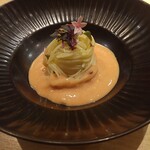 RISTORANTE IL NODO - ウニ、発酵トマトのカッペリーニ