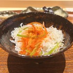 おにく 花柳 - ◎2膳目は卵かけご飯にして頂く。