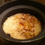 器楽亭 - 【2013年8月再訪】2回目の訪問：あおやぎの炊き込みご飯