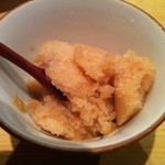 器楽亭 - 【2013年8月再訪】2回目の訪問：白桃のシャーベット