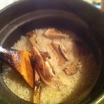 器楽亭 - 【2013年8月再訪】1回目の訪問：松茸の炊き込みご飯