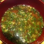 器楽亭 - 【2013年8月再訪】1回目の訪問：味噌汁