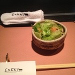 Sakai - まずはコースのサラダです