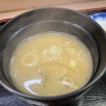 季節料理 魚竹 - なめこ味噌汁
