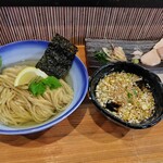 らぁ麺×肉寿司居酒屋 鬼滅の桜 - 2023.08.28冷製昆布水つけ麺200㌘1000円醤油