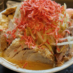 ラーメン荘 これが好きだから - 特別エビ塩ラーメン(改)(300g.ニンニク抜き.ヤサイ.アブラ)