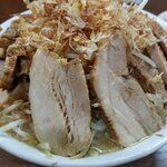 ラーメン荘 これが好きだから - 豚W塩ラーメン(300g.ヤサイ.アブラ)