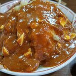 ラーメン荘 これが好きだから - 豚Ｗ(200g.ニンニク.野菜.アブラ)＋フュージョン