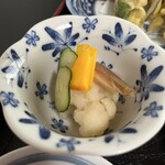 菜園レストラン 野の風 - ピクルス、カリフラワーがカリカリで美味しい！