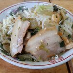 ラーメン荘 これが好きだから - 皿そば(ニンニク少し,野菜ちょい増し)