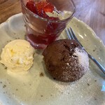 Cafe&Salon 니이나 - 3종 스위츠, 비트 젤리, 초코 머핀, 바닐라 아이스크림