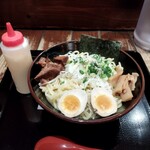 Tsukemen Raxamenabura Soba Rokurou - 油そば（大盛り）