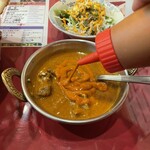 INDIAN DINING Kalka - 追いチリ投入