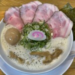 鶏そば なる川 - 鶏そば 全のせ