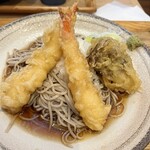 中村麺兵衛 - 海老天ぶっかけ蕎麦