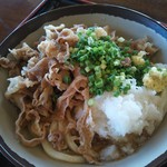 根っこ - 肉ぶっかけアップ