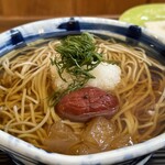 そば打ち幸甚 - 冷やかけ梅おろし