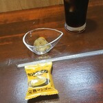 キッチン ブルー グローブ - アフターコーヒー