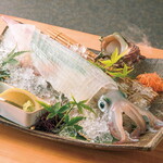 Live spear squid sashimi 200g from 2,940 yen