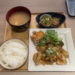 Yokobori Shokudou - 豚の生姜焼き定食900円