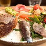 オステリア・トラマンダーレ - 前菜盛り合わせ 